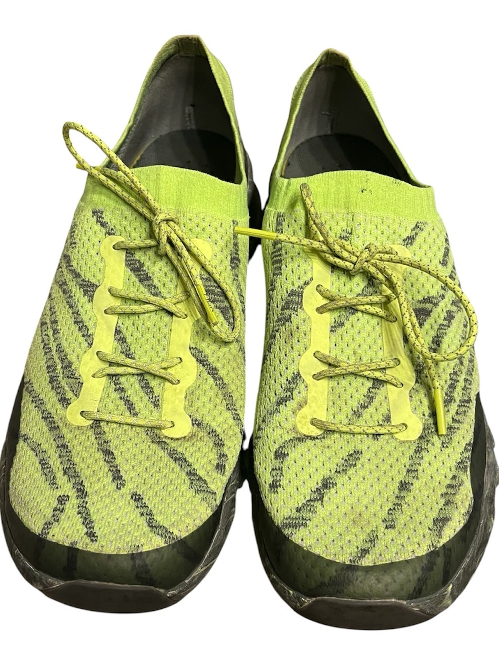 Huk Neon Yellow & Gray Athletic Slip-On Shoes